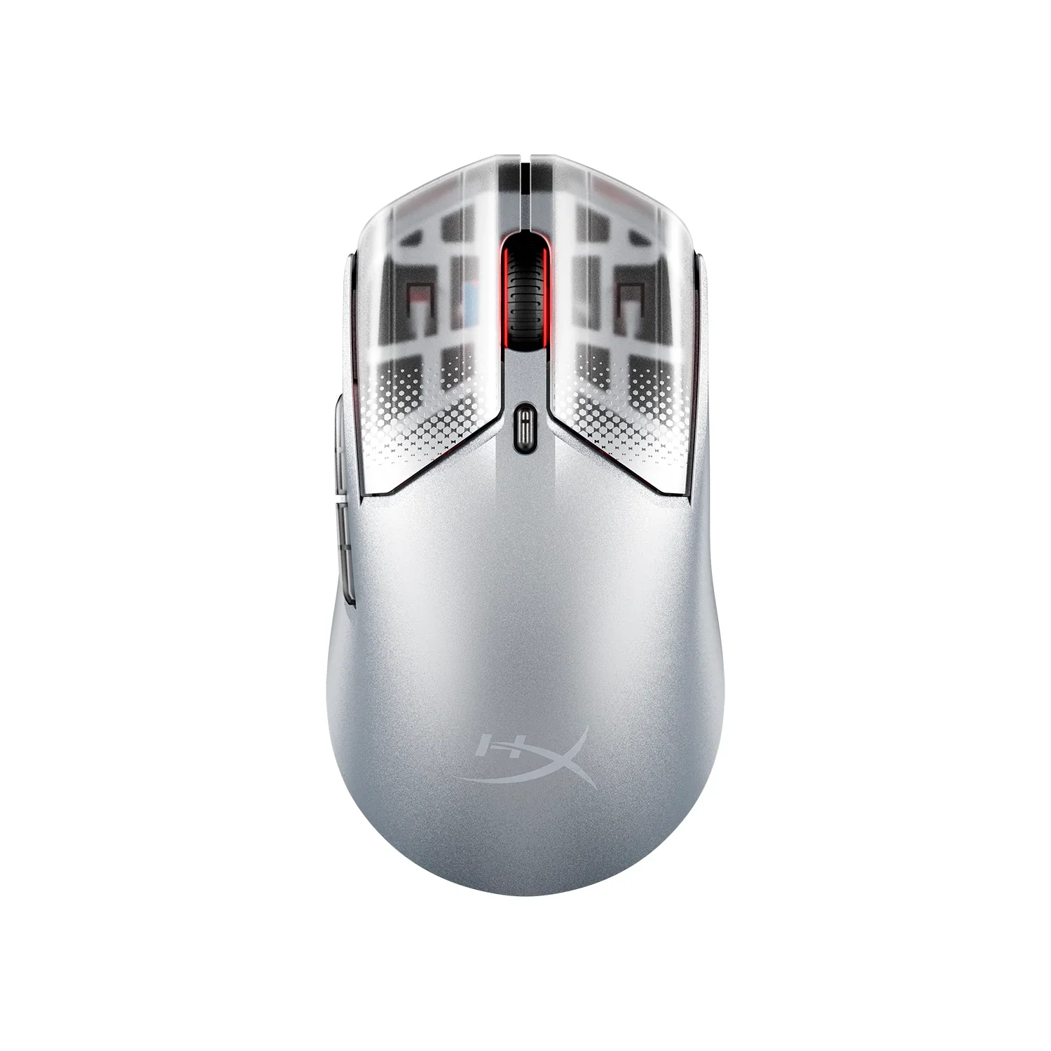 HyperX Pulsefire Haste 2 S Lightweight Wireless Optical Gaming Mouse with RGB Lighting - Silver