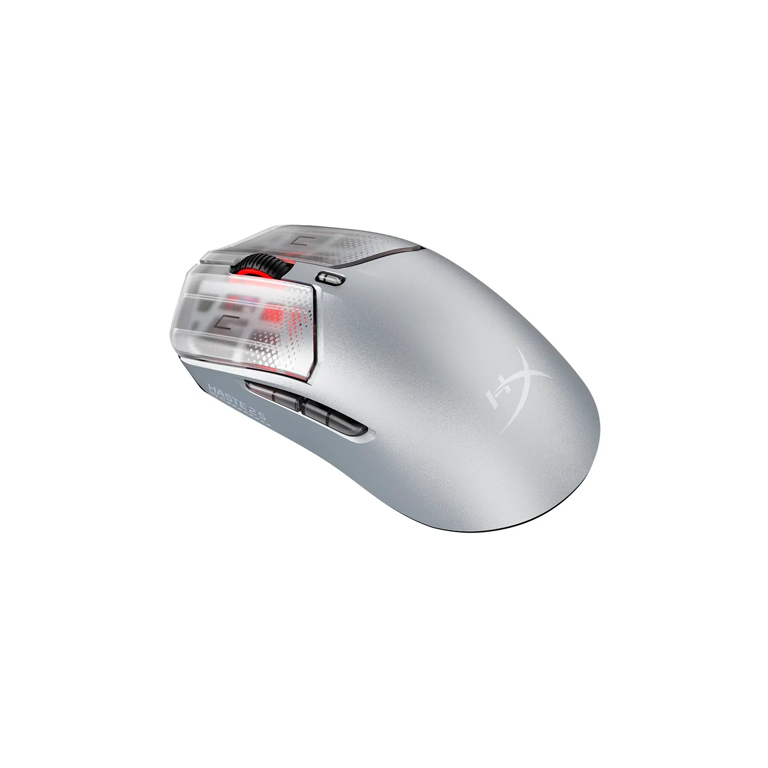 HyperX Pulsefire Haste 2 S Lightweight Wireless Optical Gaming Mouse with RGB Lighting - Silver - Image 5
