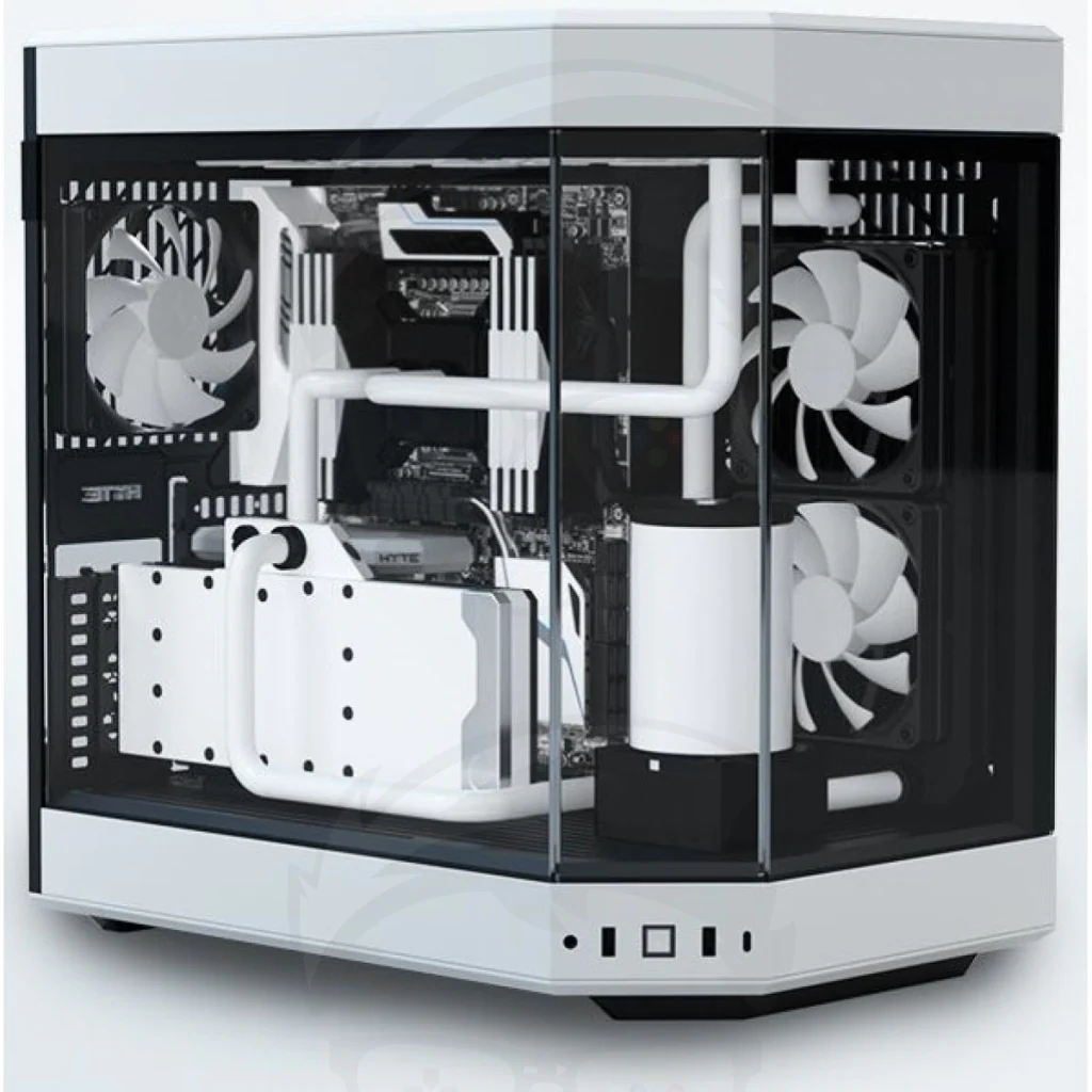 HYTE Y60 Premium Mid-Tower ATX Case (Red/Black/White) GAMING CASE - Image 11
