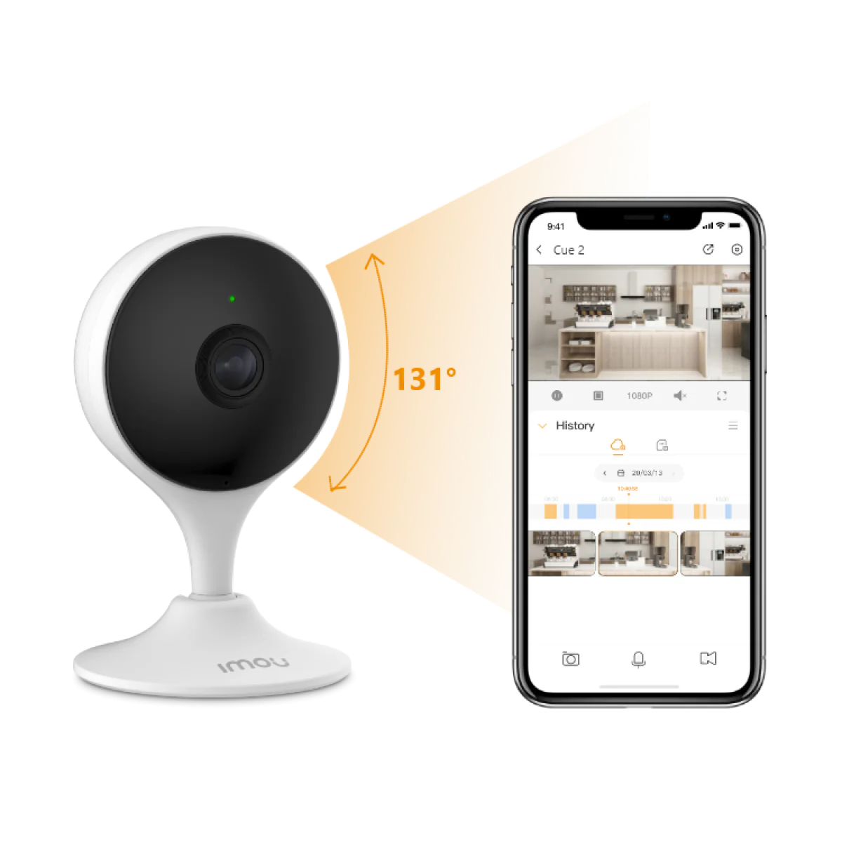 Imou Cue 2 smart home security solutions 1080p - Image 3