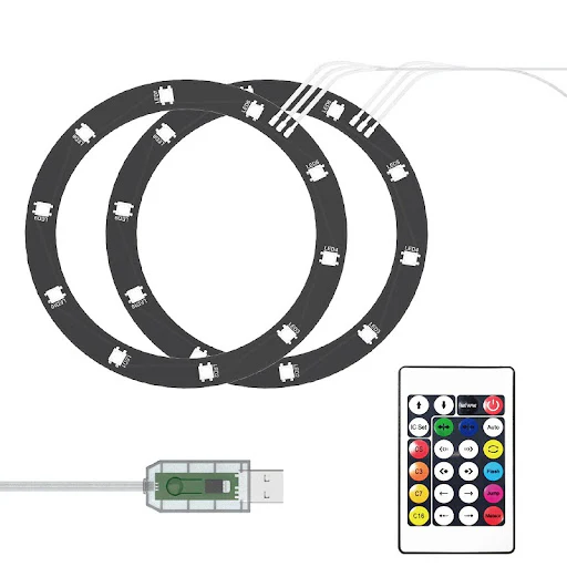 iPega PS5 Slim Console RGB LED Light Strip Ambient Decoration Accessories Remote/APP/USB, 3 Methods DIY Decoration - Image 3