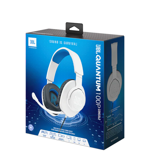 JBL Quantum 100X Wired Gaming Headset - MultiColor