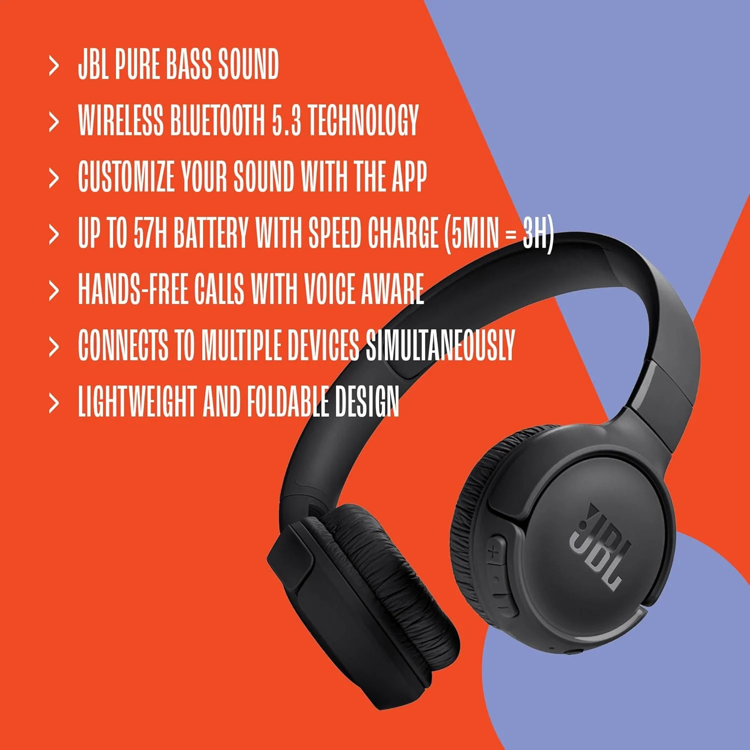 JBL TUNE 520BT Wireless Headset - white - Image 2
