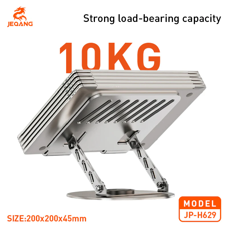 JEQANG JP-629 Alloy PC Stand Customizable 360° Rotation - Image 2