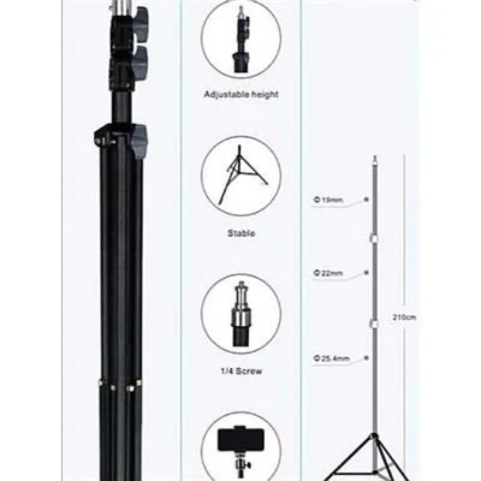 Jmary Multi Purpose Video Tripod or Light Stand - Image 2