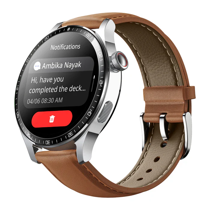 Joyroom Classic Series JR-FC2 Pro Smart Watch (Answer/Make Call) - Brown - Image 5