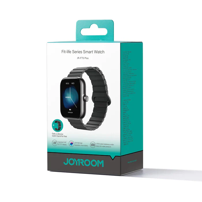 Joyroom Fit-life Series JR-FT5 Plus Smart Watch (Answer/Make Call) - Graphite Black - Image 2