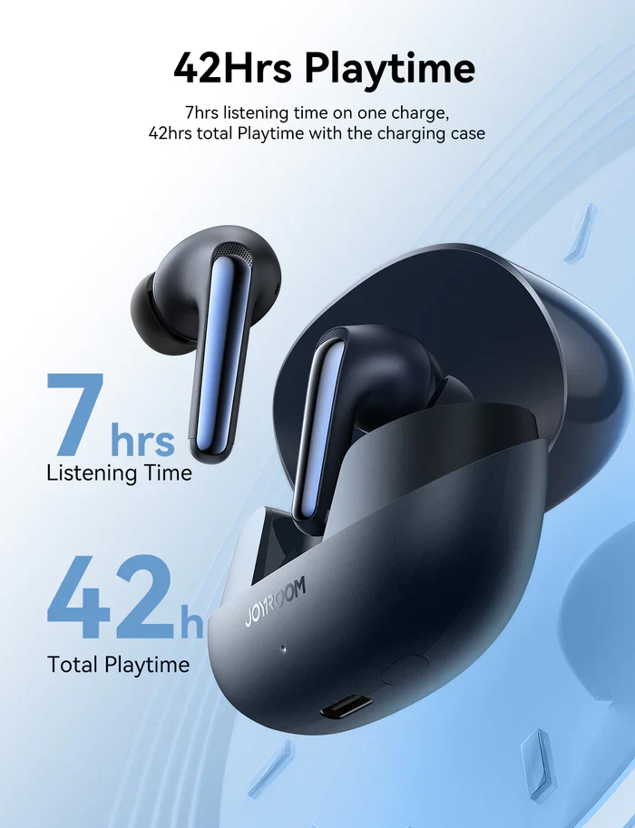 JoyRoom Funpods Series JR-FN2 ANC+ENC True Wireless Earbuds - Black - Image 5