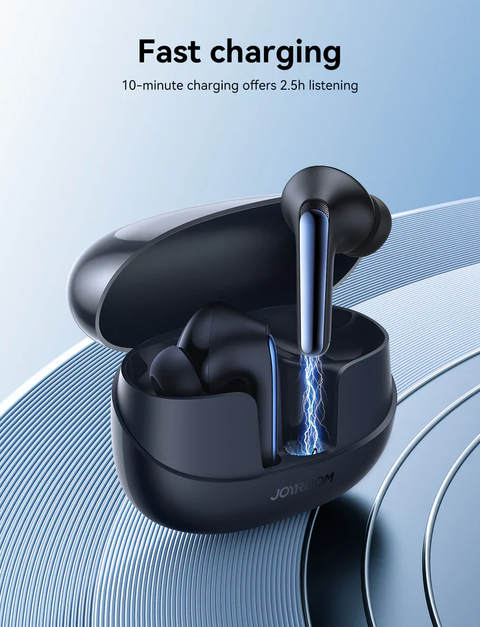 JoyRoom Funpods Series JR-FN2 ANC+ENC True Wireless Earbuds - Black - Image 6