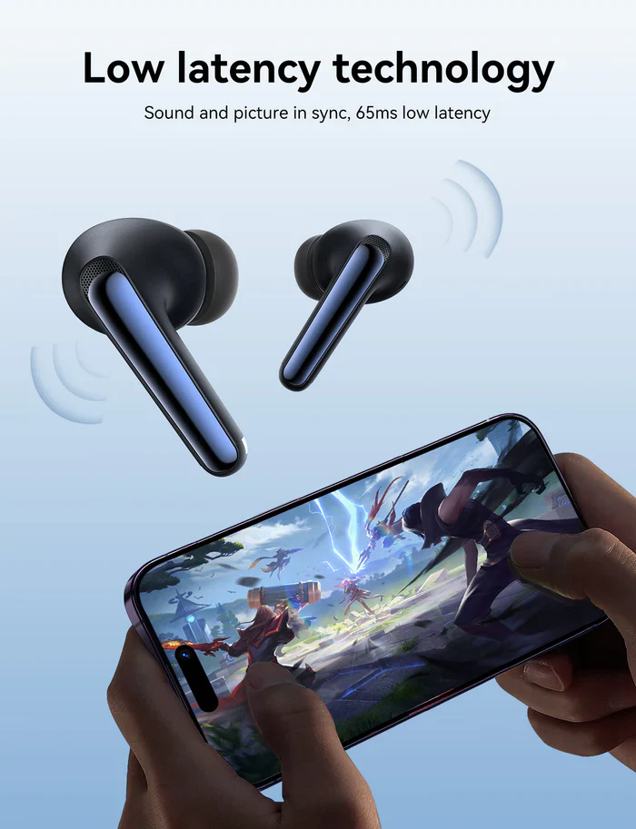 JoyRoom Funpods Series JR-FN2 ANC+ENC True Wireless Earbuds - White - Image 3