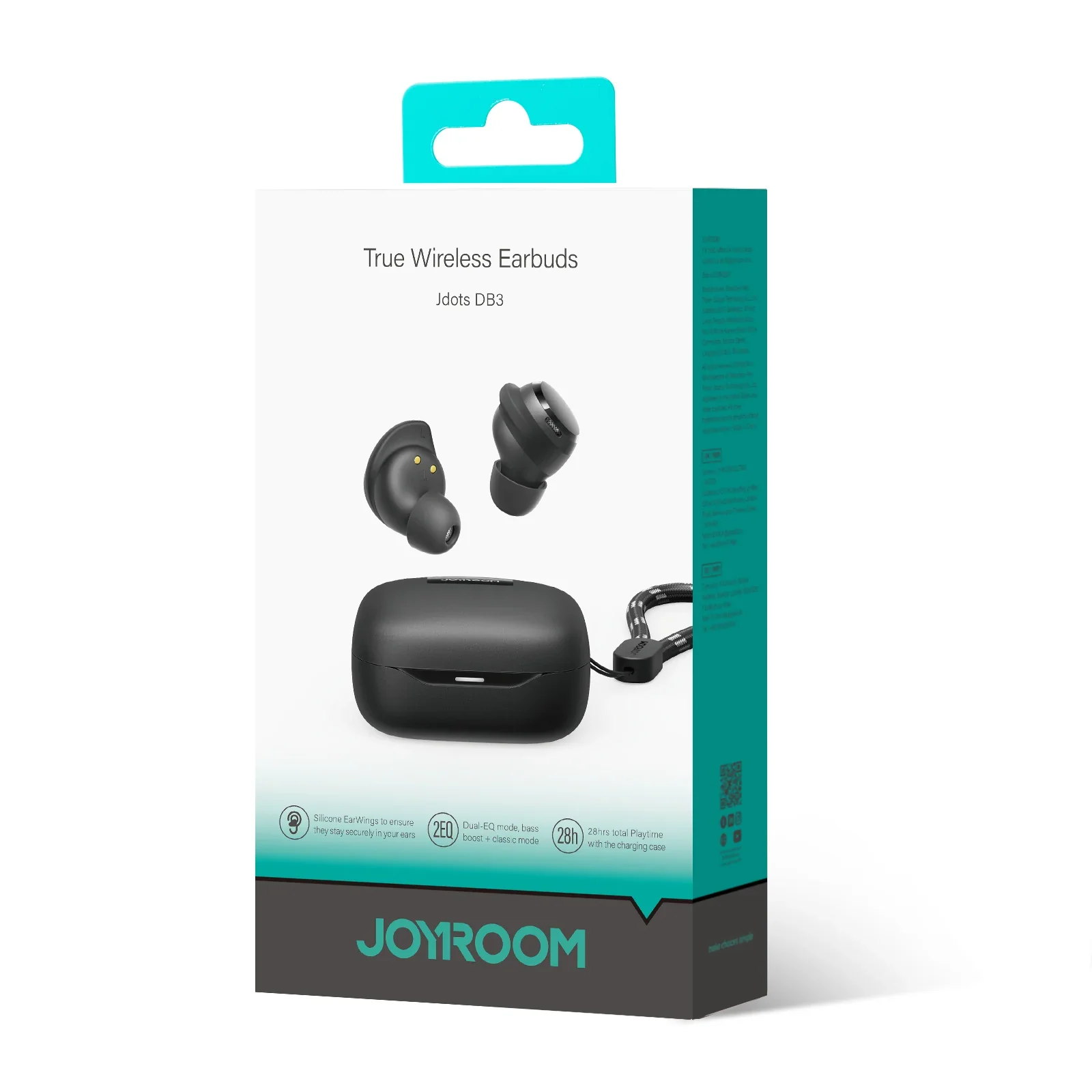 Joyroom Jdots Series JR-DB3 True Wireless Earbuds - Black - Image 2