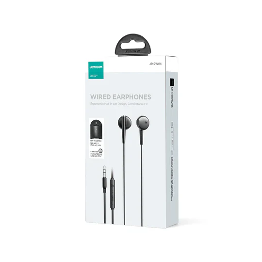 Joyroom JR-EW04 Wired Series In-Ear Wired Earbuds - Black - Image 2