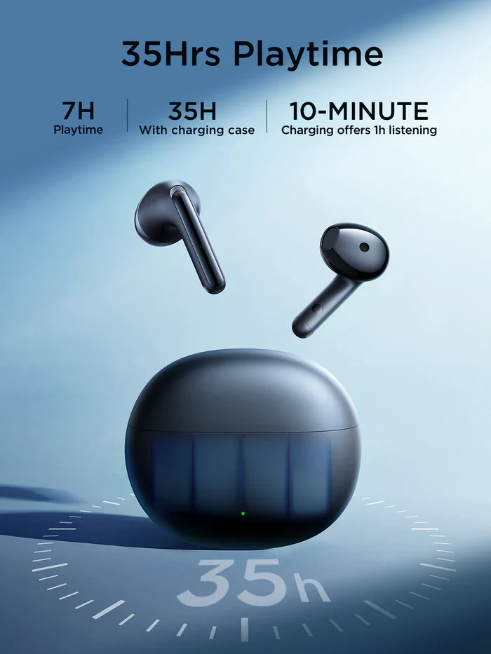 JoyRoom JR-FB2 Funpods Series TWS Earphones - Black - Image 5