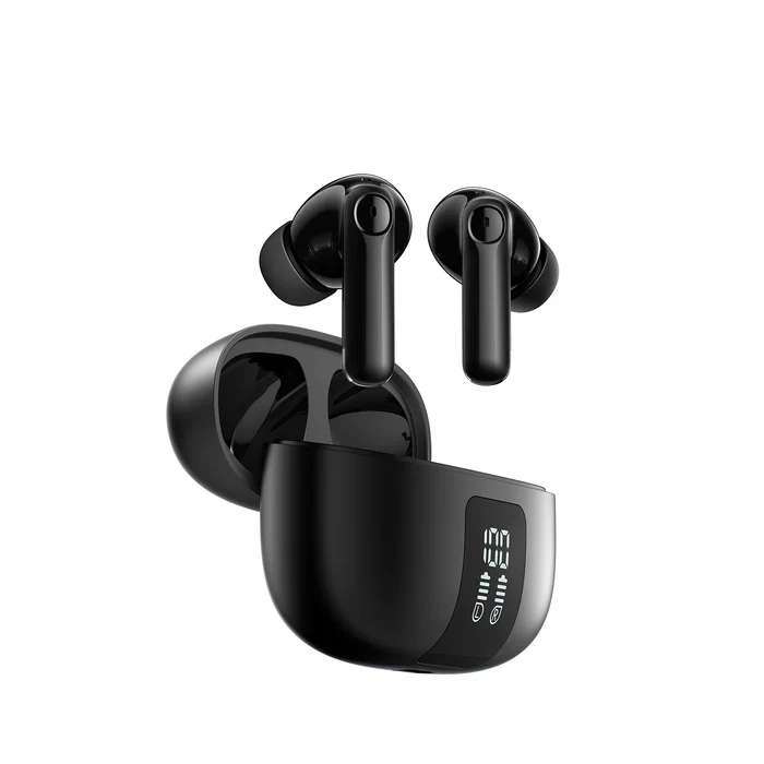 Joyroom JR-FN3 Wireless Earphones with ANC and Smart App Control - Black - Image 3