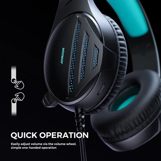 Joyroom JR-HG2 Wired Gaming Headaset - Black - Image 7