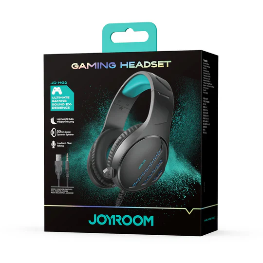 Joyroom JR-HG2 Wired Gaming Headaset - Black - Image 8