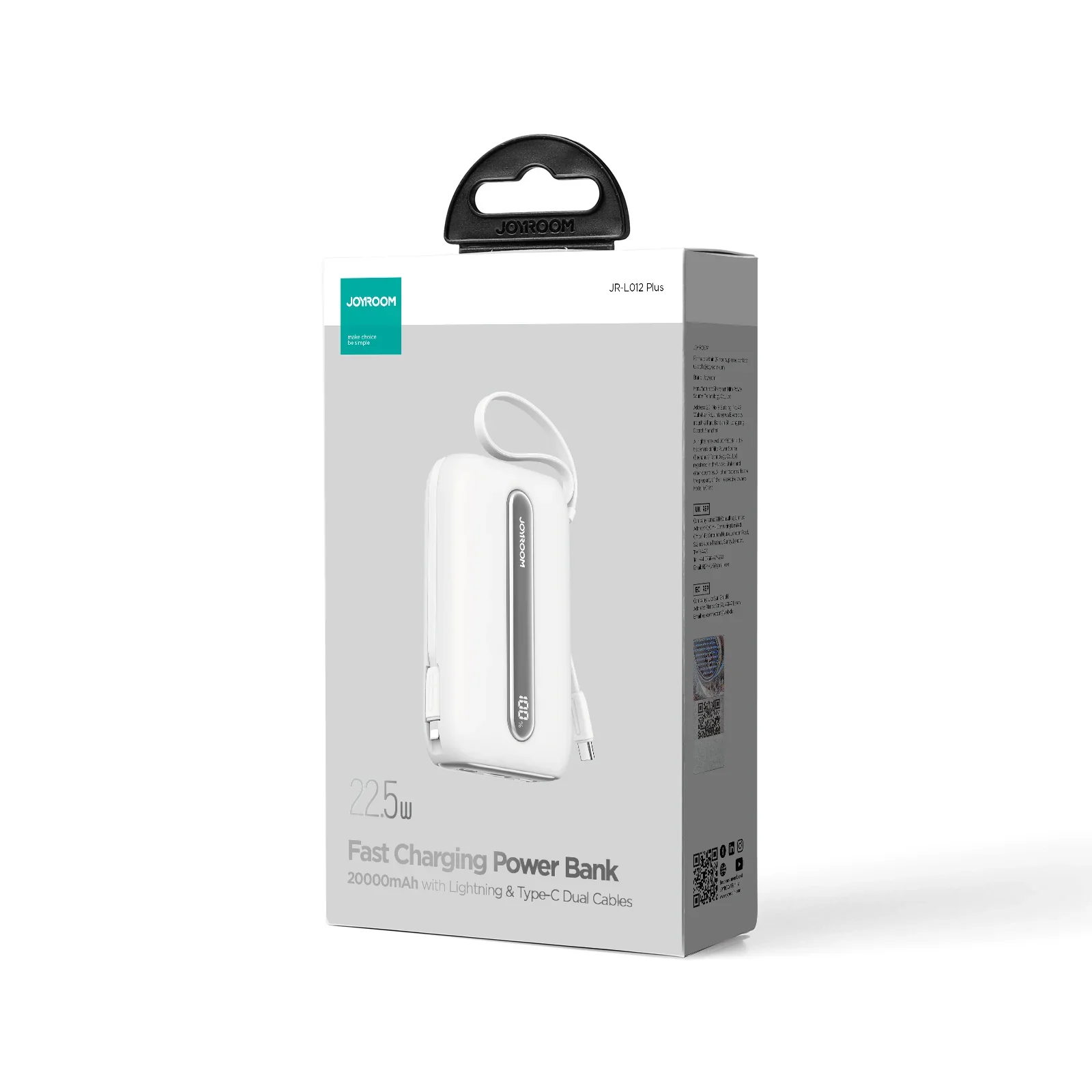 JOYROOM JR-L012 Plus 20000mAh Fast Charging Power Bank - Image 2