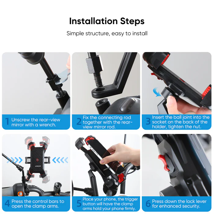 JOYROOM JR-ZS288 Bike Phone Mount - Image 5