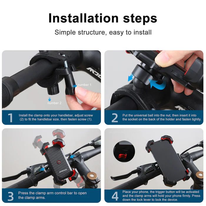 JOYROOM JR-ZS288 Bike Phone Mount - Image 7