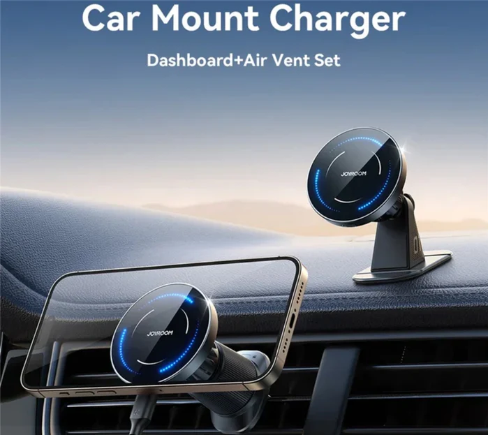 JOYROOM JR-ZS502 Magnetic Wireless Car Charger Holder - Image 2