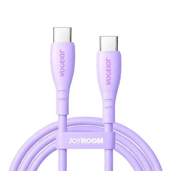 JOYROOM S-A59 Vibrant Series 60W Fast Charging Data Cable (Type-C to Type-C) - WHITE - Image 3