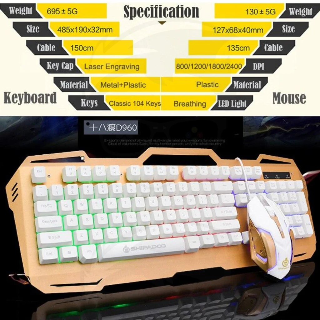 Keyboard Wildhunt D960 Combo - Image 4