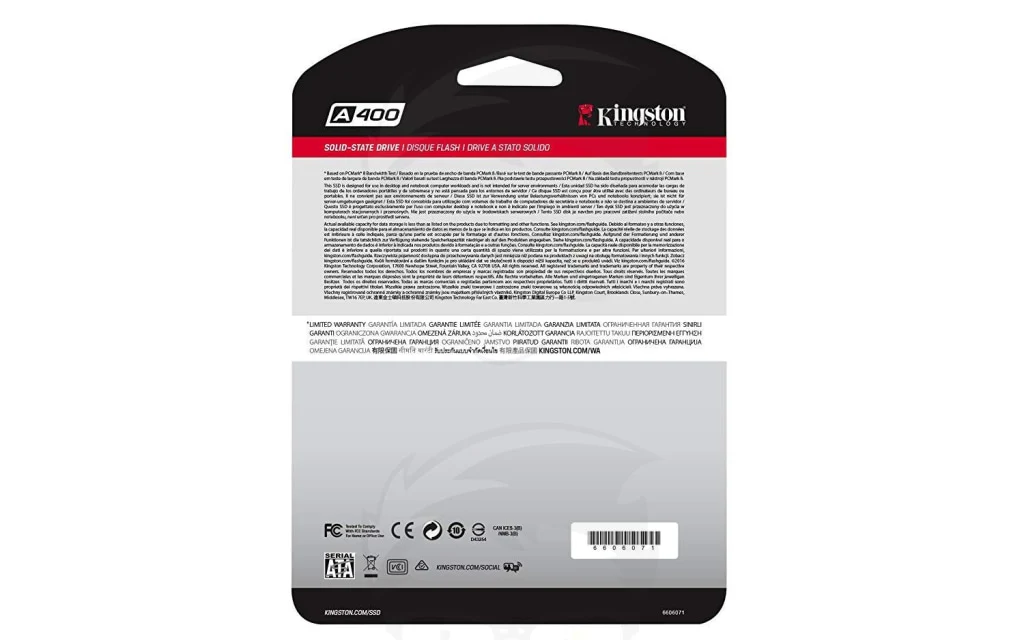 Kingston A400 SSD 960GB SATA 3 - Image 5