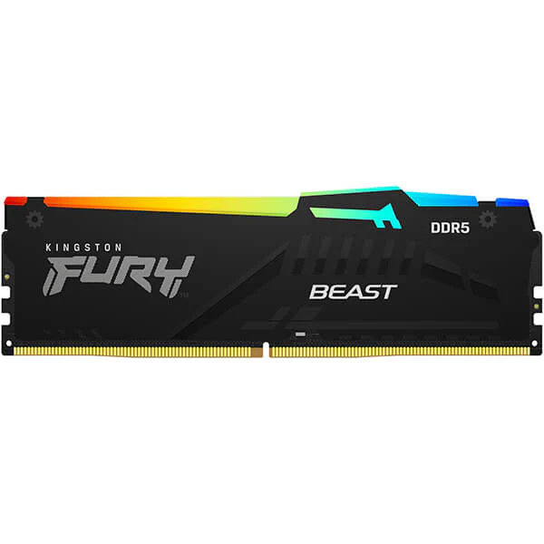 Kingston FURY Beast RGB 8GB 5200MHz CL36 DDR5 - Black - Image 2