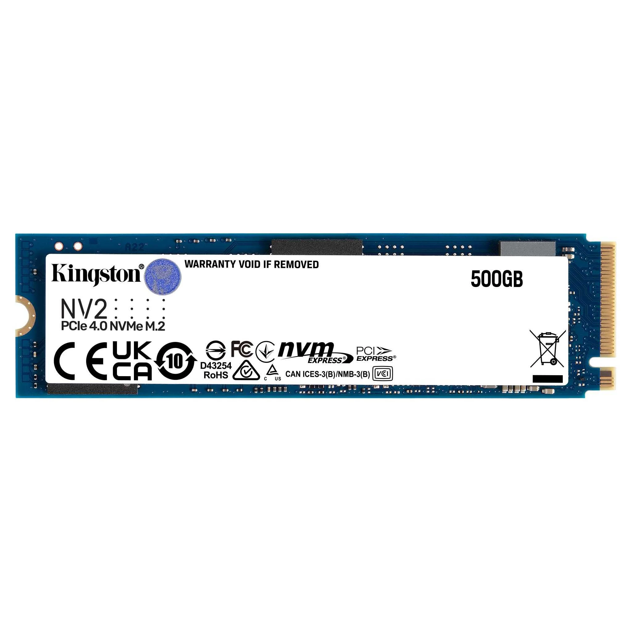 Kingston NV2 500GB PCIe 4.0 NVMe SSD M.2 - Image 2