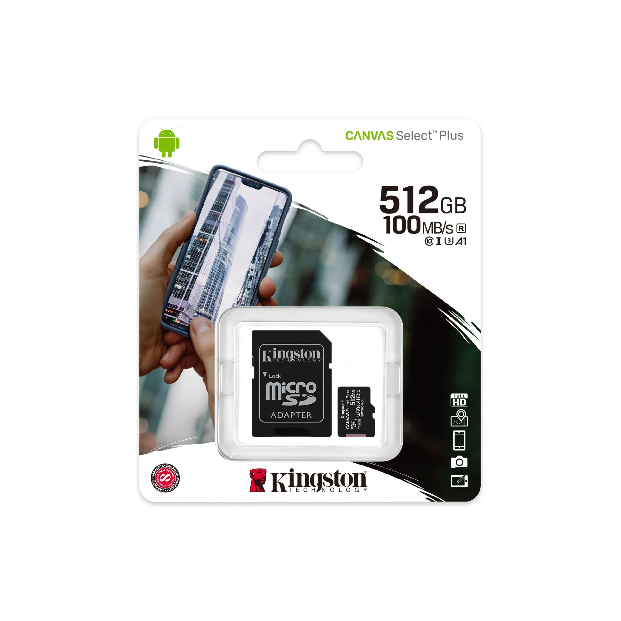 Kingston SDCS2/512GB Canvas Select Plus 512GB Class 10