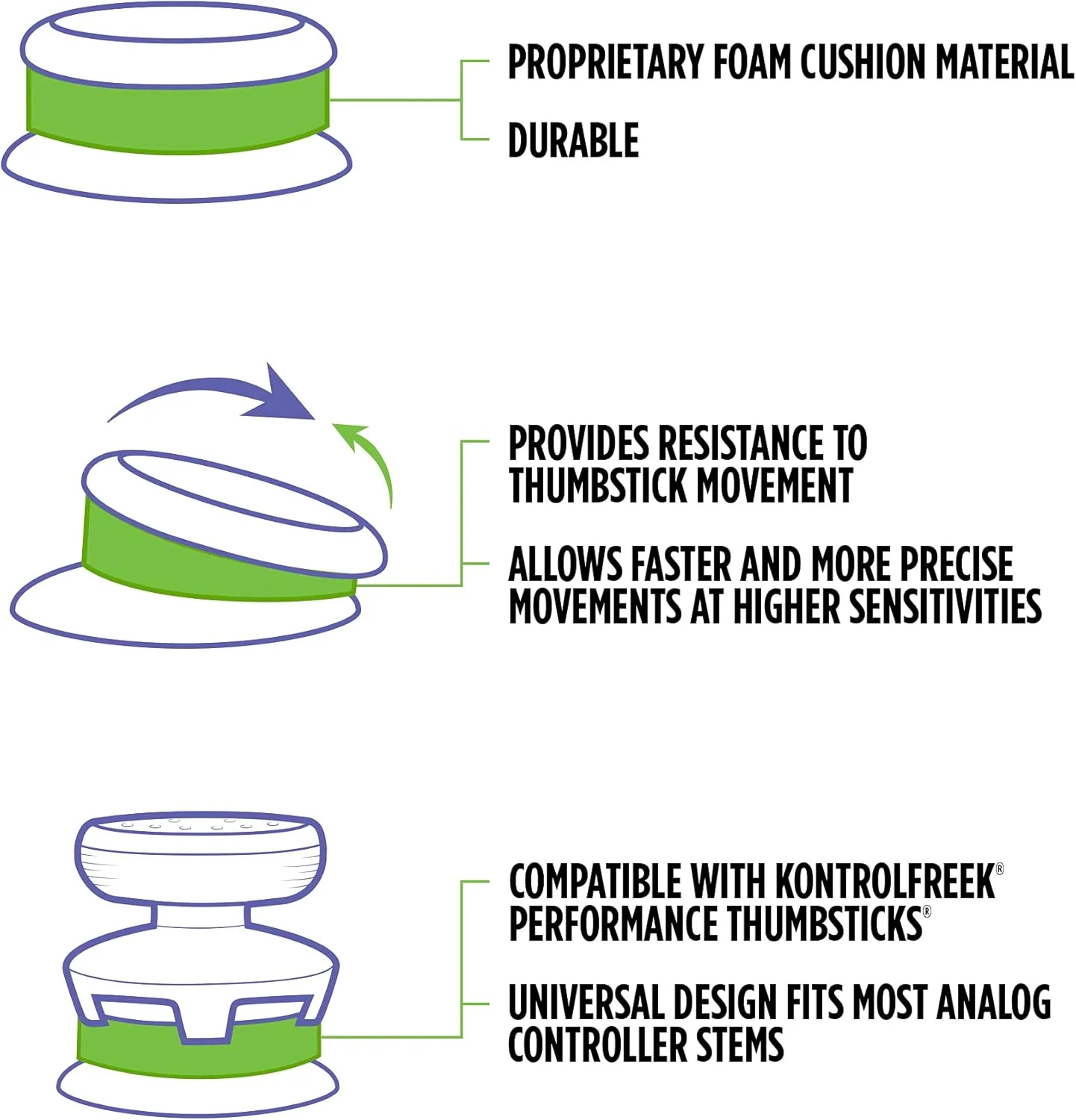 KontrolFreek Precision Rings Mixed 6-Pack - Image 2