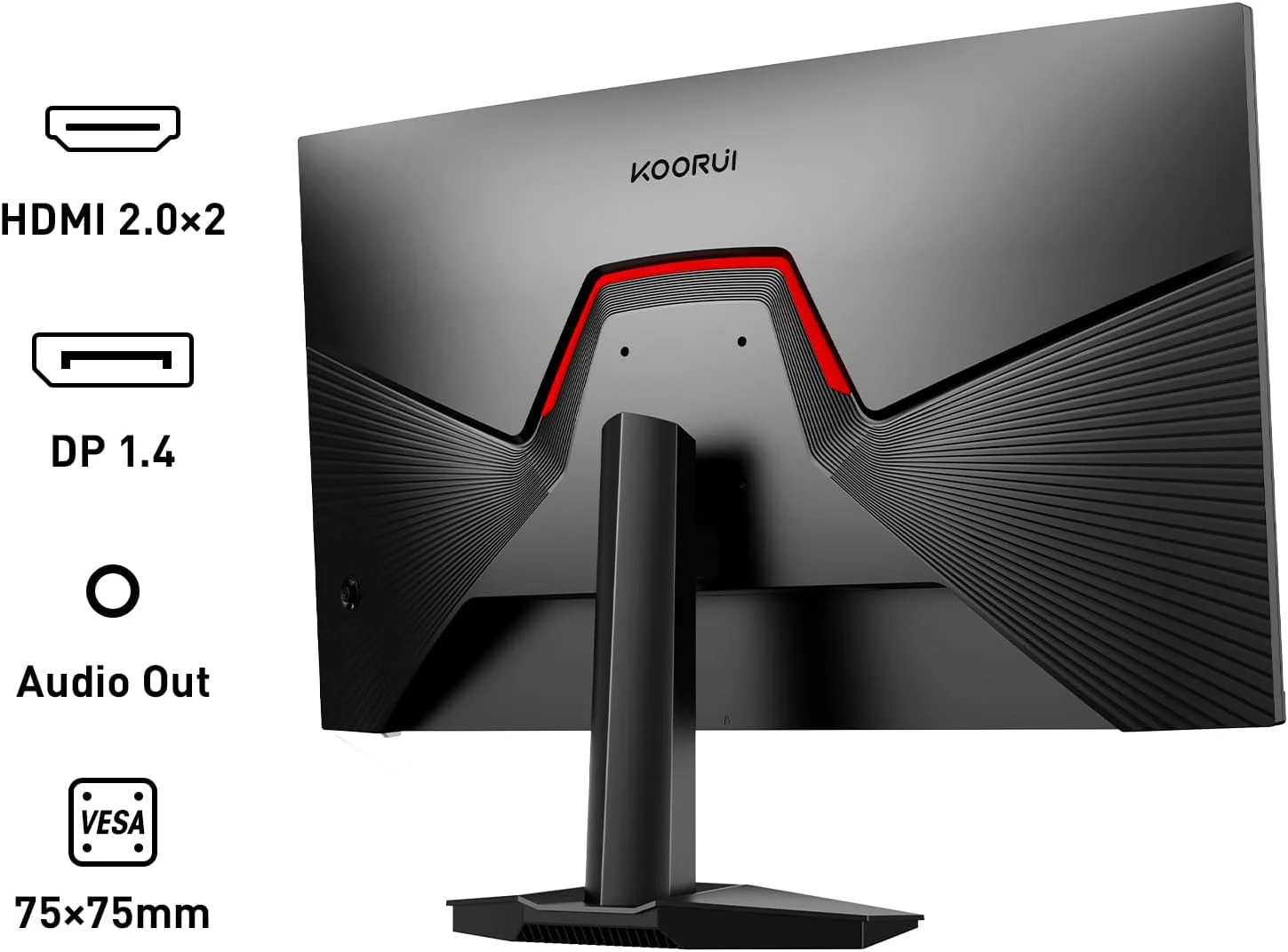 KOORUI 27" G2721P QHD 200Hz 1ms IPS Gaming Monitor - Image 2