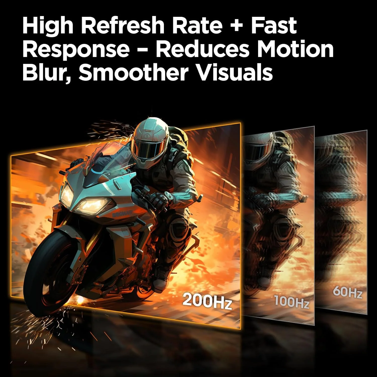 KOORUI 27" G2721P QHD 200Hz 1ms IPS Gaming Monitor - Image 4