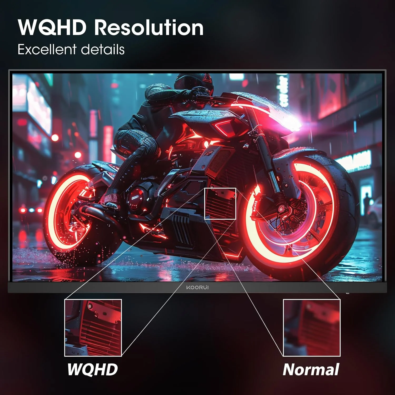 KOORUI 27" G2721P QHD 200Hz 1ms IPS Gaming Monitor - Image 5