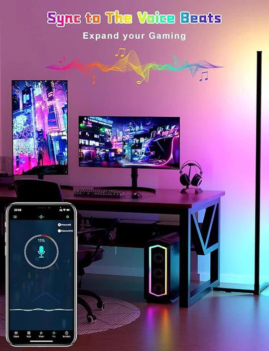 LED FLOOR LAMP BT 3 PACK - Image 4