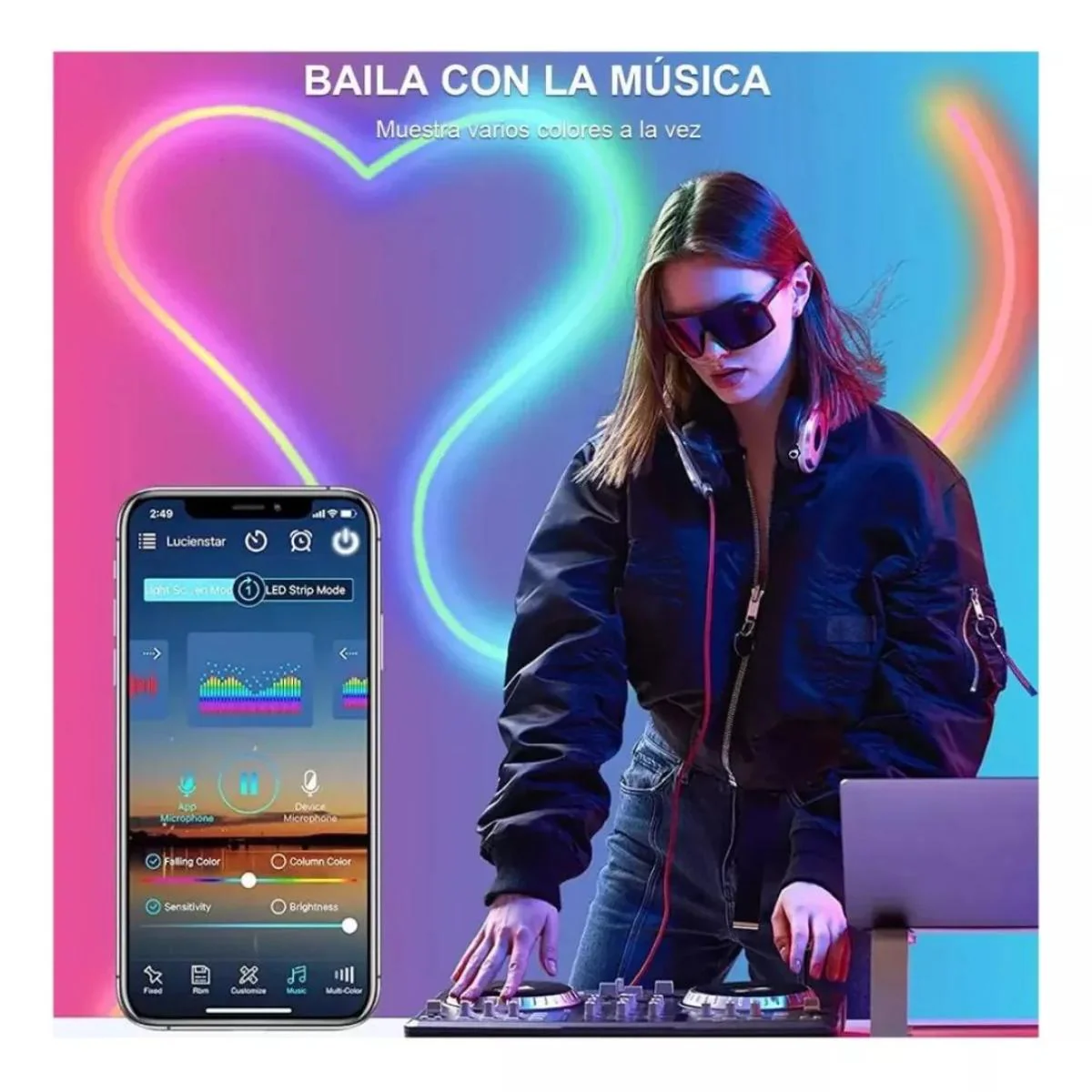 LED Neon RGB Magic RGB-IC 5m (Mobile App) - Image 2