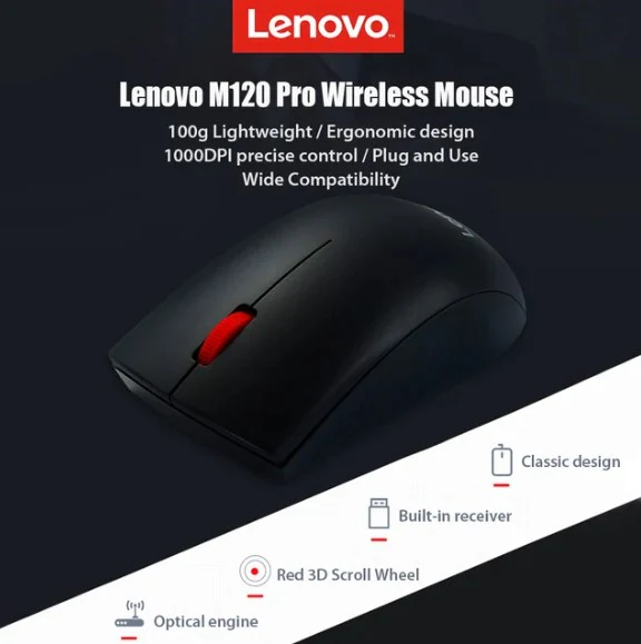 Lenovo M120Pro Wireless Mouse - Image 3