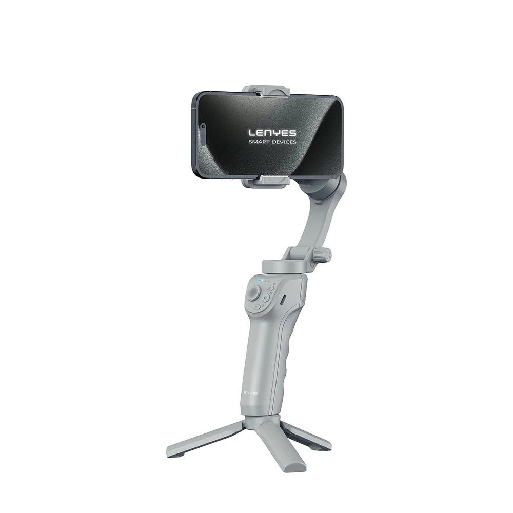 LENYES LPH105 Portable M01 3-Axis Handheld Gimbal Stabilizer - Gray
