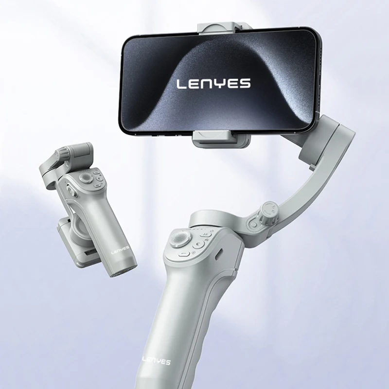LENYES LPH105 Portable M01 3-Axis Handheld Gimbal Stabilizer - Gray - Image 5