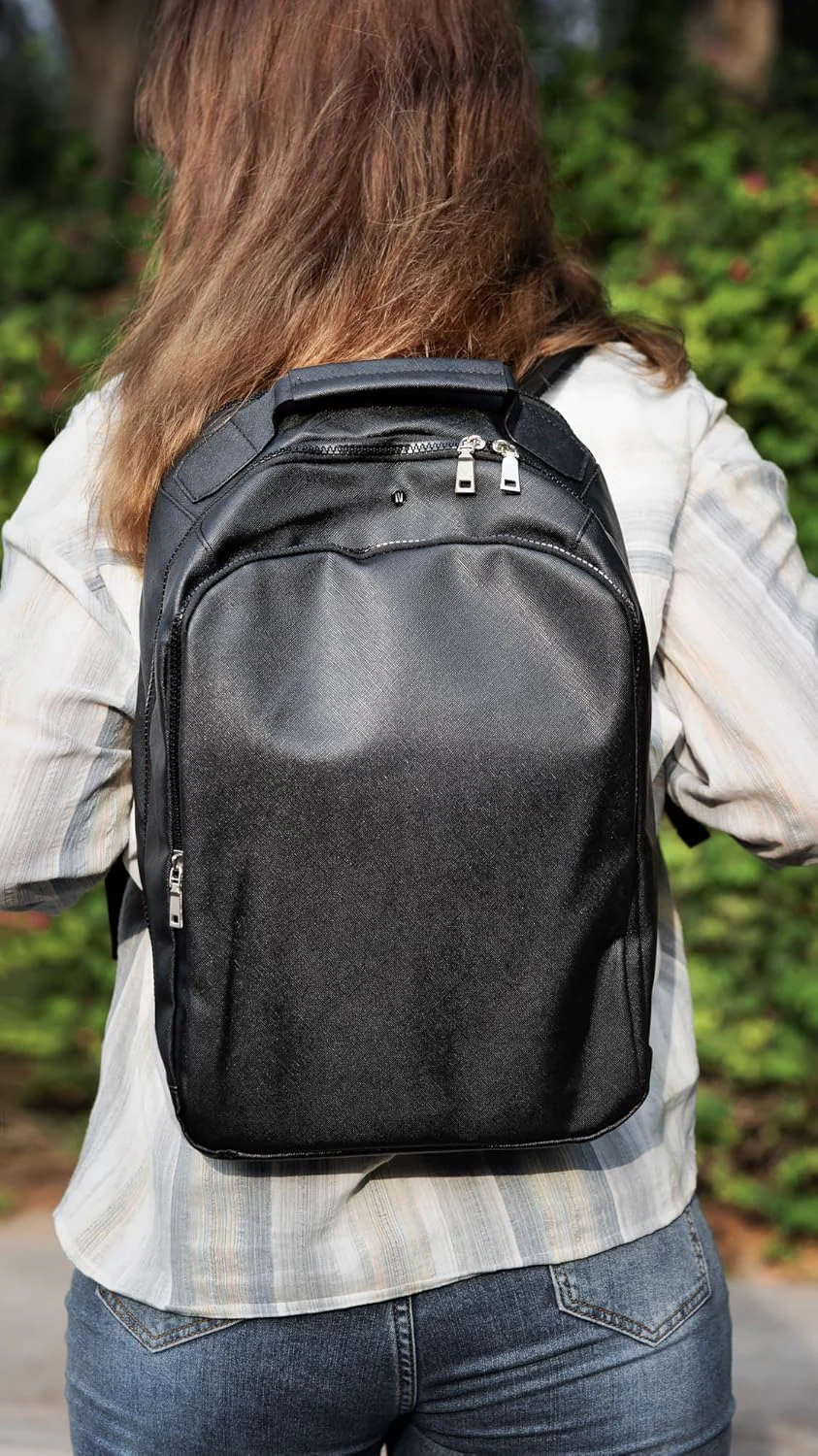 Levelo Elegancia Universal Backpack 16" with LVL Signature Logo - Black - Image 2