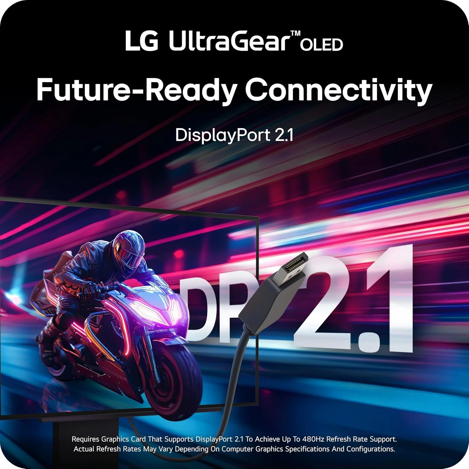 LG 27GX790A-B 27 UltraGear OLED QHD 480Hz DisplayPort 2.1 G-Sync FreeSync Premium Pro - Image 9