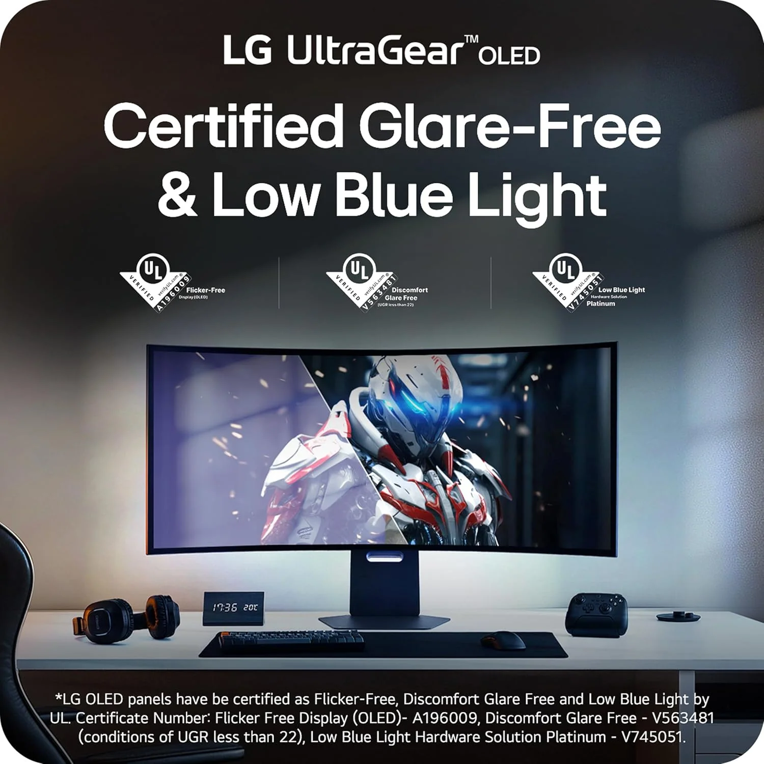 LG 45GX950A-B UltraGear™ 45” OLED 5K2K WUHD Gaming Monitor – 165Hz / 330Hz Dual Mode, 0.03 ms, G-SYNC - Image 8