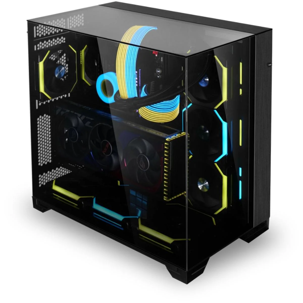 Lian Li O11 Vision -Three Sided Tempered Glass Panels  - Dual-Chamber ATX Mid Tower GAMING CASE - Image 9