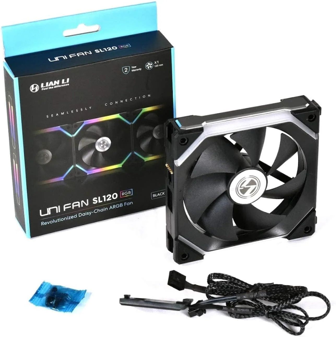 Lian-Li UNI SL120 Addressable RGB Black 120mm