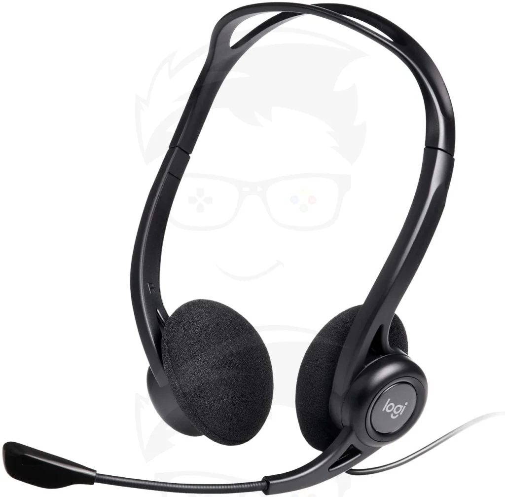 Logitech 960 USB Noise-cancelling w/ Mute Button Stereo Headset