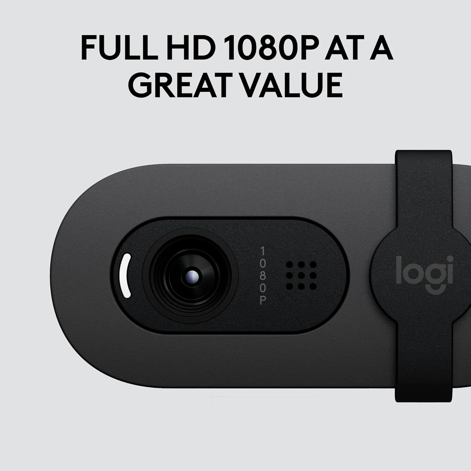Logitech Brio 105 Full HD 1080p business webcam with auto light balance and integrated privacy shutter - Image 4