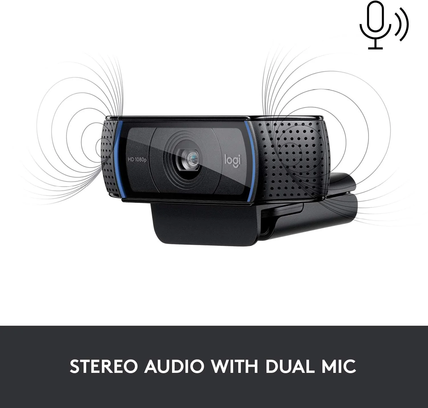 Logitech C920 Pro 1080p HD  Webcam with Dual Mic - Image 3