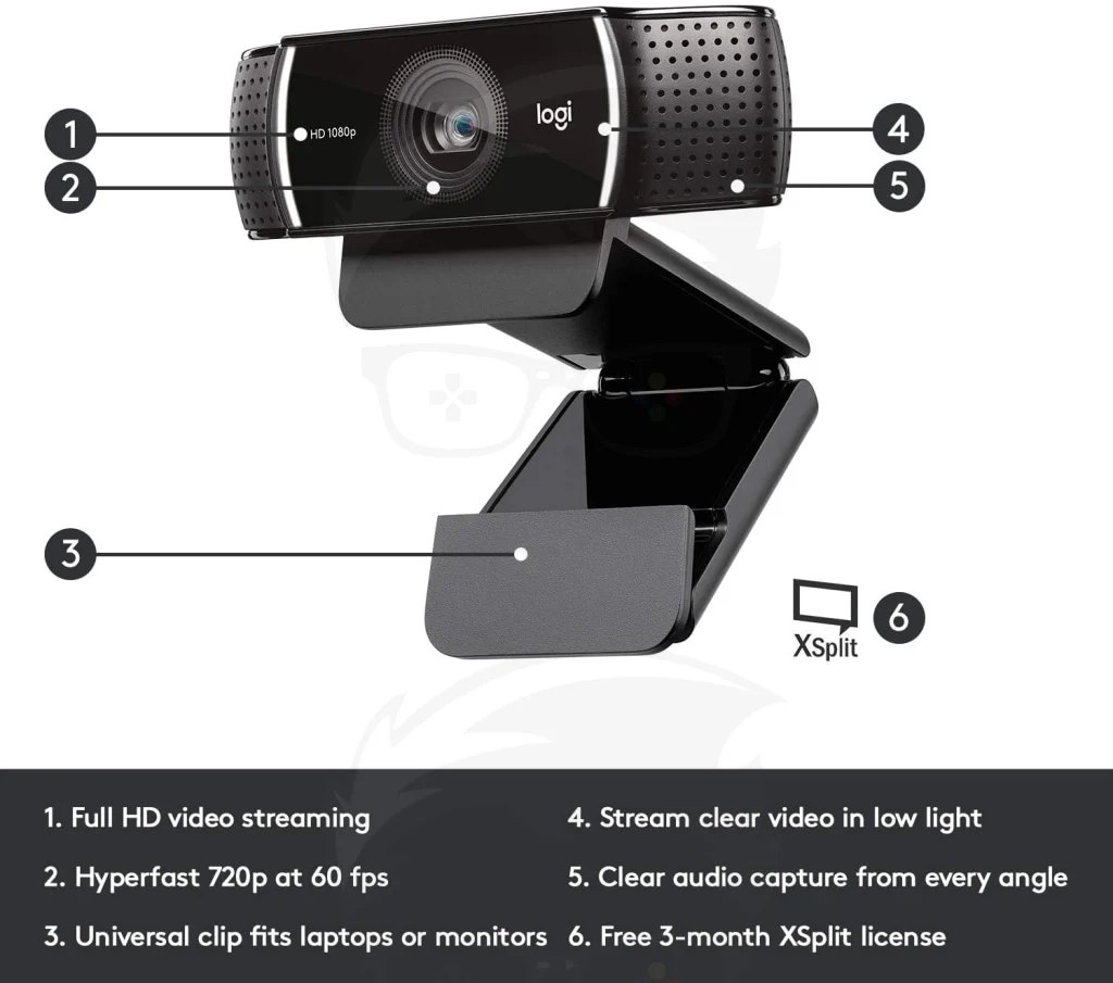 Logitech C922 Pro Stream Webcam 1080P - Image 3
