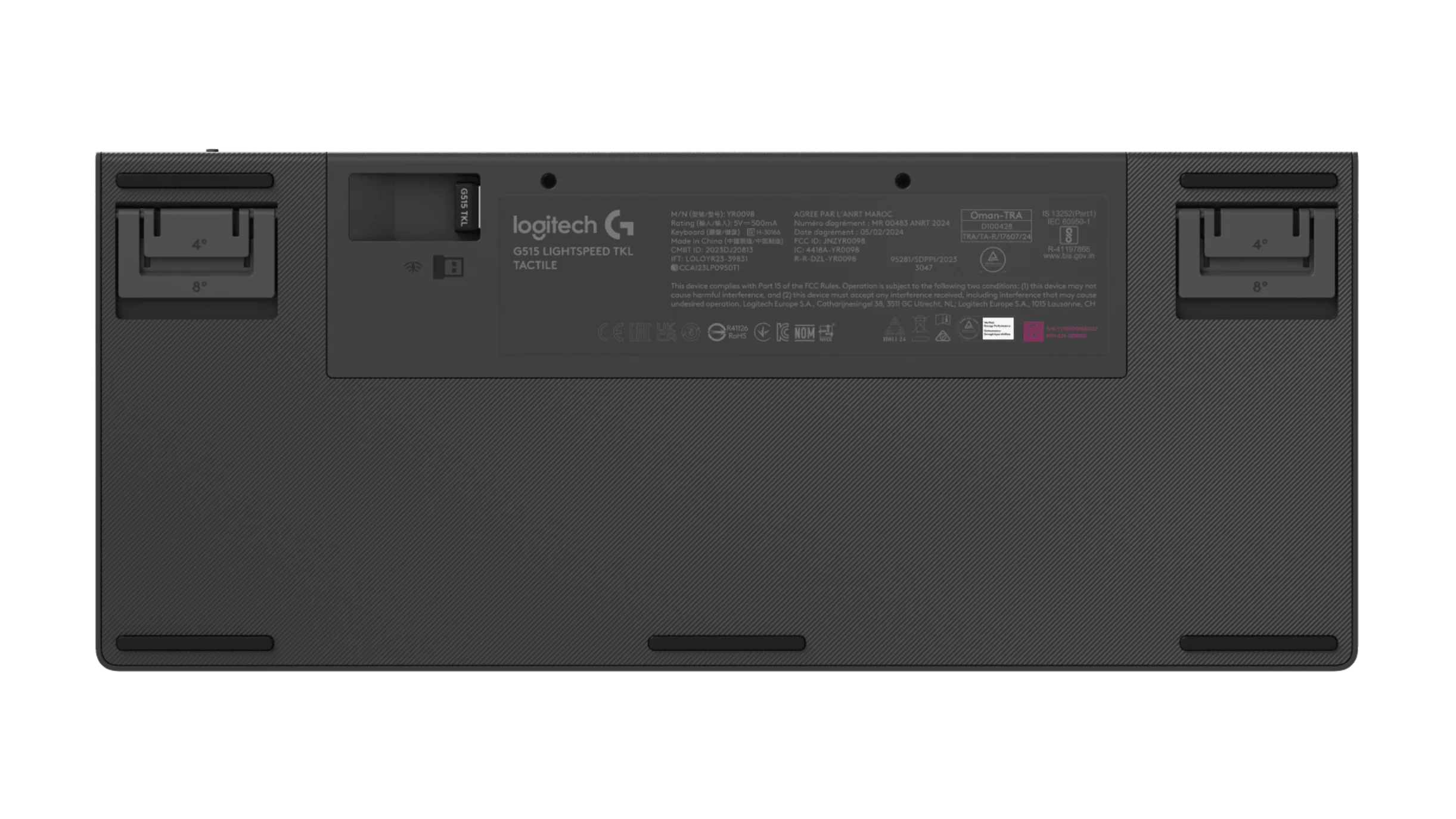 Logitech G G515 TKL Lightspeed Switch Gl Tactile - Black - Image 4