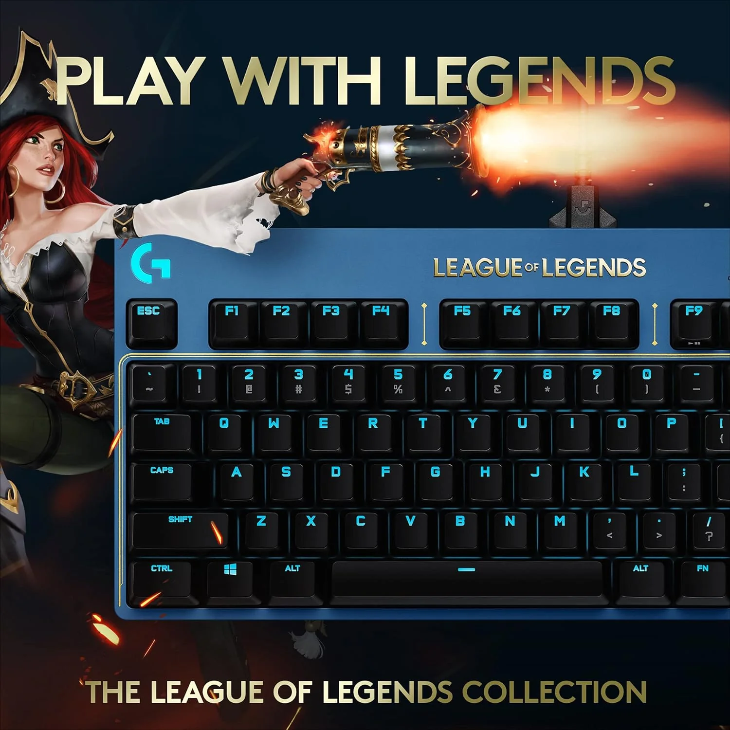 Logitech G PRO Tenkeyless , RGB League of Legends Edition Mechanical Gaming Keyboard - Image 2